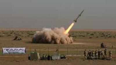 Iran's test firing of missiles was a message of defiance to its western critics.