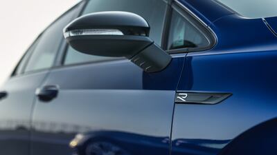 That R insignia finds its way into a number of places both inside and out.