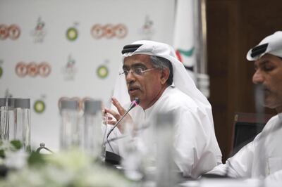Ahmed Al Kamali lamented the lack of world-class athletic talent in the country. The National