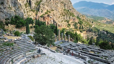 The ancient Greek site of Delphi. Photo: Victor Malyushev / Unsplash