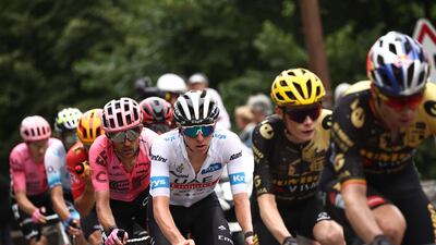 Tadej Pogacar produced a stunning effort to win the sixth stage of the Tour de France. AFP