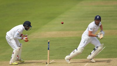 England's Jonny Bairstow shown batting during Day 2 of the third Test against Sri Lanka at Lord's on Friday. Adam Davy / PA / AP / June 10, 2016