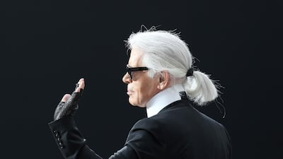 Chanel's iconic couturier, Karl Lagerfeld, died on February 19. AP Photo