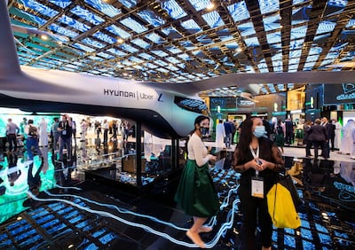 The Hyundai Uber could travel at speeds up to 290kmph. Chris Whiteoak / The National