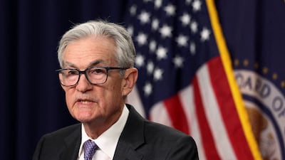 US Federal Reserve chair Jerome Powell. Reuters