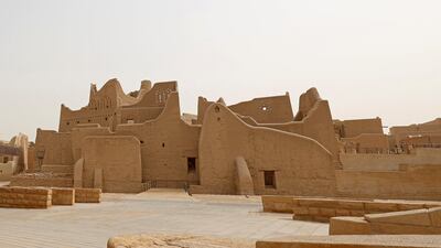 An 18th-century palace built from mud and straw, where the kingdom's royal family is said to have plotted its conquest of the Arabian Peninsula, in the historic district of Diriyah, on the outskirts of Riyadh. AFP
