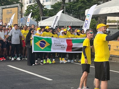 The Zayed Charity Run took centre stage in Brazil in October, continuing the event's global journey. Evelyn Lau / The National