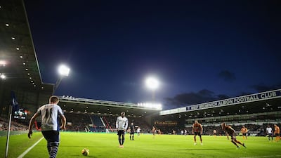 A general view as Chris Brunt of West Brom taking a corner in his side's Premier League win over Hull City on Saturday. Clive Mason / Getty Images