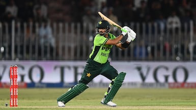 Pakistan batter Babar Azam was signed by Desert Vipers in the ILT20 auction. Getty Images