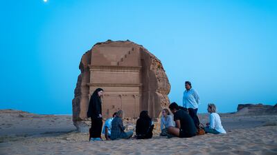 The artists will engage with AlUla's environment and local heritage and undertake on-site work. Photo: RCU