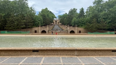 The fountain in Washington's Malcom X Park is operating again after years of repairs. Photo: Cody Combs