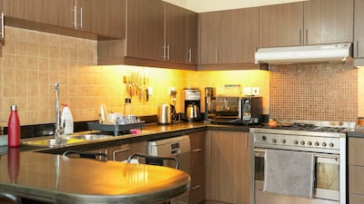 Stevi Lowmass, CEO of The Camel Soap Factory paying 205000 AED rent for 3bhk villa in Dubai Silicon Oasis in Dubai. Inside view of the villa.