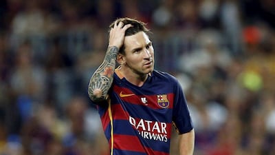 Barcelona's Lionel Messi did not attend the first day of his trial in Barcelona for tax fraud. Albert Gea / Reuters