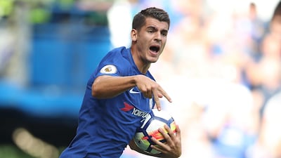 Alvaro Morata provided reason for optimism despite Chelsea's shock defeat to Burnley on the opening weekend of the Premier League season. John Walton / PA