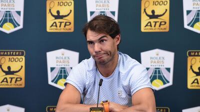 Rafael Nadal's 2018 season is over after he pulled out of the ATP Finals due to injury. AFP