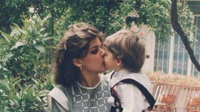 Abdullah Bissar's mother in Shiraz, Iran in 1989. Courtesy Noor Salim Al Midfa
