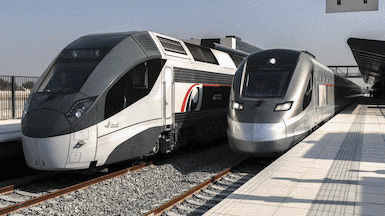 Etihad Rail first trip