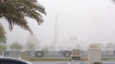 The National Centre of Meteorology said the dusty conditions could continue until early afternoon.