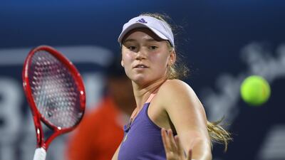 Kazakhstan's Elena Rybakina beat Katerina Siniakova on Tuesday. AFP