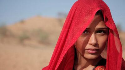 Freida Pinto in a scene from Michael Winterbottom's film Trishna.