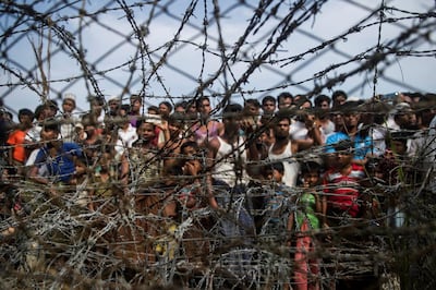 The ICC is investigating atrocities allegedly committed by the Myanmar military against the Rohingya ethnic minority. AFP
