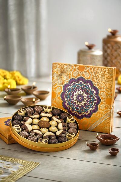 Diwali gift box at Bateel