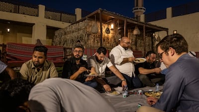 Non-Muslim residents were among those who attended