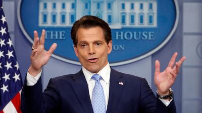 Sacked White House communications director Anthony Scaramucci is reportedly considering running for the president if his former boss does not seek a second term. Pablo Martinez Monsivais/ AP Photo.