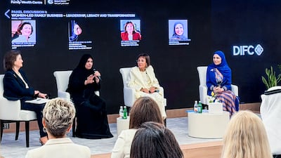 Women business leaders stressed that technology is changing the way family businesses operate. Vanessa Ghanem / The National