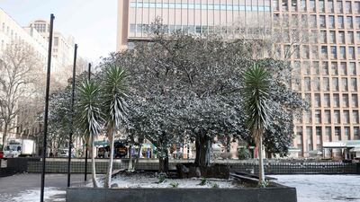 Some roads were closed in the Eastern Cape. AFP
