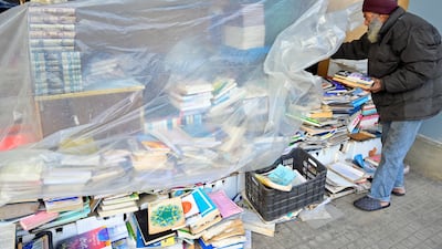 He had various collections of old and new books, magazines and newspapers and survived from donations and bookselling.