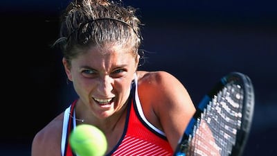 Sara Errani beat Elina Svitolina in the women's singles semi-final at the Dubai Duty Free Tennis Championships on Friday. Francois Nel / Getty Images
