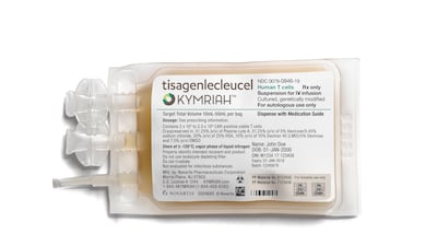 Kymriah is a novel immunocellular therapy and a one-time treatment that uses a patient's own T cells to fight leukaemia. Novartis / AP