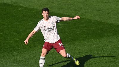Granit Xhaka - 6: Lost possession then couldn’t catch up to Tielemans for Frenchman’s goal. Teed-up good chance for Willian that Brazilian put wide. Nearly saw red mist after being caught by flailing Iheanacho arm in second half and then kicked to ground from behind by same player 10 minutes later. Getty