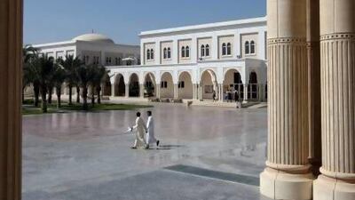 Students at the American University of Sharjah. UAE graduates face the prospect of furthering their education through training courses.Stephen Lock / The National