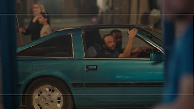 The cast of 'The Platform' on set in Abu Dhabi. Filmgate Productions