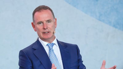 Tony Douglas, CEO, Etihad Airways during the panel discussion: Financing for the Neglected. Victor Besa / The National