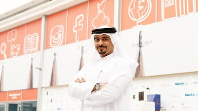 Ahmed bin Rakkad Al Ameri has helped grow the Sharjah International Book Fair. Pawan Singh / The National