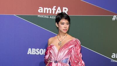 Hikari Mori attends the Amfar Gala Milano 2019 at Palazzo Mezzanotte on September 21, 2019 in Milan, Italy. Getty Images