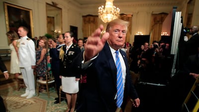 Mr Trump’s administration is asserting the authority to refuse, unilaterally and absolutely, to co-operate with Congressional investigations AP /Manuel Balce Ceneta