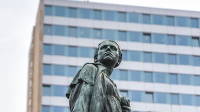 Gabrielle Petit is honoured in Brussels for her heroism. All photos: Ronan O'Connell