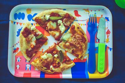 A pizza paratha is an easy way to make Thursday night dinners fun. Scott Price