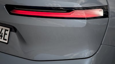 Rear-light detail on the iX.