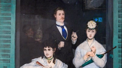 'The Balcony' (1868-69), oil on canvas by Edouard Manet. Victor Besa / The National