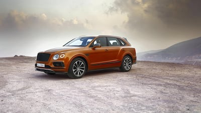 The Bentley Bentayga V8. Bentley