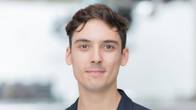 Munib Mesinovic, an NYU Abu Dhabi student, has helped write a letter of thanks to Sheikh Mohamed bin Zayed, Crown Prince of Abu Dhabi and Deputy Supreme Commander of the Armed Forces. Courtesy NYU Abu Dhabi