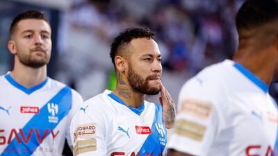 Neymar has struggled to make an impact on the pitch at new club Al Hilal. Getty