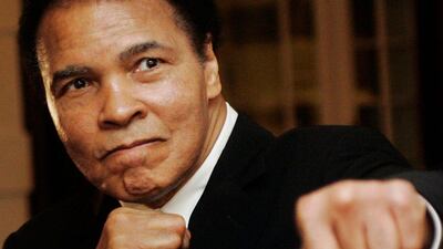 Muhammad Ali, pictured here in 2006, has been hospitalised for follow-up care for a urinary tract infection that he received treatment for in recent weeks. Andreas Meier / Files / Reuters