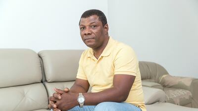 Rich-Agoa Davidson, 50, from Ghana needs support to pay off his debts. Antonie Robertson / The National