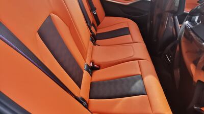 Rear legroom is compromised for the model's front carbon-fibre shell seats
